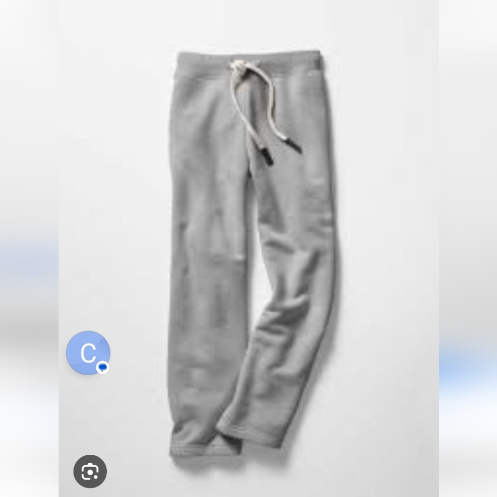 NWT Aether W Foundation Cropped Sweatpant Light Heather Grey Luxury Athleisure - Picture 2 of 6